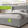 Juskys Polsterbett Savona 140x200 cm - Bett mit Stauraum, Produktbild-Vorschau 7