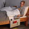 Relaxdays Betttasche, 2er Set, 4 Fächer, Klettverschluss, Produktbild-Vorschau 3