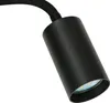 Wandlampe mit Schalter flexibel Schwarz Leselampe Bett Sofa Produktbild-Vorschau 3