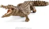 A realistic toy crocodile with its mouth open, shown from a slightly elevated side angle on a white background. Anteprima dell’immagine prodotto