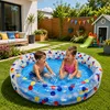 Planschbecken Kinderpool Ø 150 x 20 cm mit 2 Luftkammern Produktbild-Vorschau 1