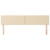 CLORIS Bettkopfteil Kopfteile 2 Stk. Creme 90x5x78/88 cm Produktbild-Vorschau 3