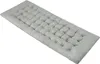 A light gray tufted mattress pad is shown lying on a white background. Podgląd zdjęcia produktu