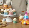 katbite Papier Muffinförmchen 200 Stück, Fettdicht Cupcake Produktbild-Vorschau 6