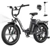 HITWAY BK6SPRO E Bike,Elektrofahrrad Faltbares,All-Terrain Produktbild-Vorschau 1