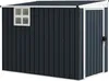 Abri de jardin Outsunny en métal, 2,7 m², 128 x 231 x 181 Voir les images du produit 10
