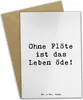 Mr. & Mrs. Panda Grußkarte Spruch Flöte Leben - Weiß - Produktbild-Vorschau 1