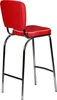 FineBuy Barhocker Rot American Diner 50er Jahre Retro Produktbild-Vorschau 4