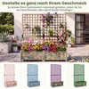 Jardinière COSTWAY avec treillis, bac à fleurs avec Voir les images du produit 8