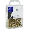 Q-Connect® KF02028 Musterbeutelklammern 80 Stück, Rundkopf, Anteprima dell’immagine prodotto 4