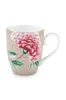 A mug with a floral and bird design. Produktbild-Vorschau