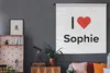 MuchoWow® Wandteppich Wandbehang Ich liebe - Sophie - Produktbild-Vorschau 5