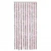 Fliegenvorhang Silbergrau und Rosa 100x230 cm Chenille Produktbild-Vorschau 3