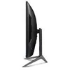 Side view of a black computer monitor on a stand against a white background. Náhled obrázku produktu