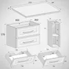 RODAN | Mobiletto da bagno 100 cm - Bianco, Marrone - Anteprima dell’immagine prodotto 7