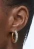 Swarovski Dextera Creoles, Weiss 5618305 Anteprima dell’immagine prodotto 4