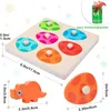Montessori Spielzeug ab 1 Jahr, Holzpuzzle Dino Produktbild-Vorschau 4