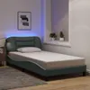 VidaXL 3213683, Grau, 105 cm, 2,18 m, 74,5 cm, 1000 x 2000 Produktbild-Vorschau 2