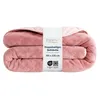 Wellsoft Bettdecke Rosa 155x220 cm – Wendbare Produktbild-Vorschau 1