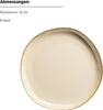 Dessertteller Set, Steinzeug Dessertteller Set, Steinzeug Produktbild-Vorschau 3