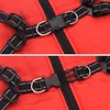 Hundemantel mit Geschirr Wasserdicht Reflektierend Rot L44 Produktbild-Vorschau 8