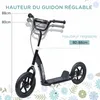 HOMCOM Trottinette enfant patinette pneus 30 cm Hauteur Voir les images du produit 4