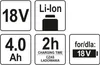 Yato Ersatz Akku LI-ION 18V 2,0/4,0mAh LED-Anzeige Auswahl, Produktbild-Vorschau 5