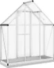 vidaXL Skleník so základovým rámom strieborný 169x58x202cm Náhľad obrázku produktu 1