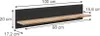 A diagram of a wall shelf with dimensions indicated. Produktbild-Vorschau
