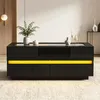 Merax Hochglanz Couchtisch mit 4 Schubladen und LED Produktbild-Vorschau 12