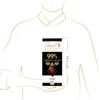 A diagram of a person holding a Lindt Excellence 99% Cacao Dark Chocolate bar. Produktbild-Vorschau