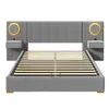 Flieks Hydraulisches Polsterbett 180x200cm mit Usb, Produktbild-Vorschau 8