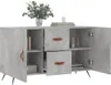 vidaXL Sideboard Betongrau 100x36x60 cm Holzwerkstoff Produktbild-Vorschau 4