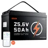 VEVOR LiFePO4 batéria, 24 V, 50 Ah, 50 A, lítiová batéria s Náhľad obrázku produktu 1