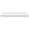 A white rectangular sink on a white background. Náhľad obrázku produktu