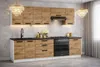 ULWEHOME | Küchenzeile 240 cm Eiche Wotan, Küchenmöbel-Set Produktbild-Vorschau 5