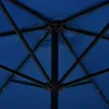 vidaXL Ombrellone con illuminazione a LED e palo in acciaio Anteprima dell’immagine prodotto 11