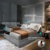 TRADA Boxspringbett Adele, 160x200, Grau, elektrisch Produktbild-Vorschau 2