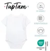 TupTam Baby Jungen Kurzarm Wickelbody Baumwolle Body 5er Produktbild-Vorschau 2
