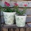 Clayre & Eef Doniczka Ø 16x16 cm Kwiaty ceramiczne Podgląd zdjęcia produktu 2