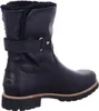 A black leather winter boot with fur lining. Anteprima dell’immagine prodotto
