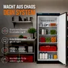 GastroHero Lagerkühlschrank ECO 600 Schwarz 562 Liter Produktbild-Vorschau 3