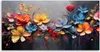 Leinwandbild Gemalte Blumenarrangements 120x60 Feeby Bunt Produktbild-Vorschau 3