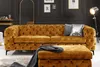 Hocker MODERN BAROCK 90cm Samt senfgelb im Chesterfield Produktbild-Vorschau 4