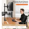 Monitor Halterung für 4 Monitore mit 49 Zoll Ultrawide oben Produktbild-Vorschau 3