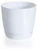 Coubi okrągła doniczka z podstawką biała 28x26.2cm Podgląd zdjęcia produktu 6