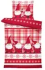 4 teilig Winter Bettwäsche 155x220 cm Wichtel Weihnachten Produktbild-Vorschau 1