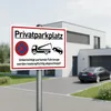 Tabliczka „Zakaz parkowania” Mucola na prywatny parking, 30 Podgląd zdjęcia produktu 2