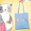 Mr. & Mrs. Panda Jutebeutel Bär Bergsteigen - Sky Blue - Produktbild-Vorschau 2