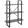 vidaXL Bücherregal Grau 80x30x105 cm Holzwerkstoff Produktbild-Vorschau 1